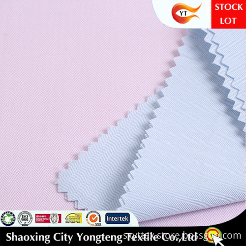 Cotton Dobby Stripe Fabric For Office Shirt